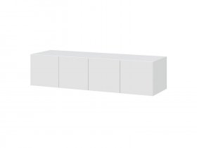 Антресоль 1600 ШК-5 (белый текстурный) в Нижнем Куранахе - nizhnij-kuranah.mebel-nsk.ru | фото