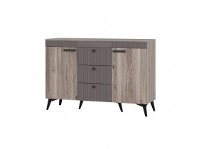 Комод КМ-12 Кассандра (дуб смоки/MF14) в Нижнем Куранахе - nizhnij-kuranah.mebel-nsk.ru | фото
