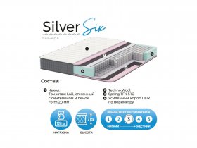 Матрас Silver Six в Нижнем Куранахе - nizhnij-kuranah.mebel-nsk.ru | фото
