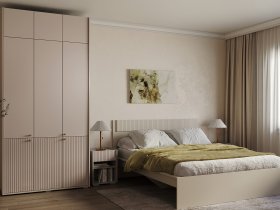 Модульная спальня Орма (МДФ) в Нижнем Куранахе - nizhnij-kuranah.mebel-nsk.ru | фото