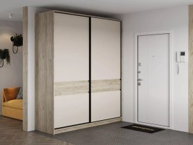 Шкаф-купе Бостон ШК-005 (2.0 м) (дуб крафт серый/кашемир) в Нижнем Куранахе - nizhnij-kuranah.mebel-nsk.ru | фото