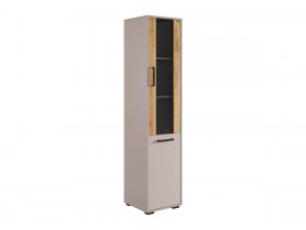 Стеллаж Лайт-2 (кашемир/дуб крафт золотой) в Нижнем Куранахе - nizhnij-kuranah.mebel-nsk.ru | фото