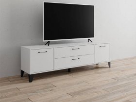Тумба под ТВ Парус-13 (белый) в Нижнем Куранахе - nizhnij-kuranah.mebel-nsk.ru | фото