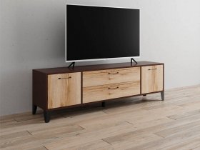 Тумба под ТВ Парус-13 (венге/дуб делано) в Нижнем Куранахе - nizhnij-kuranah.mebel-nsk.ru | фото